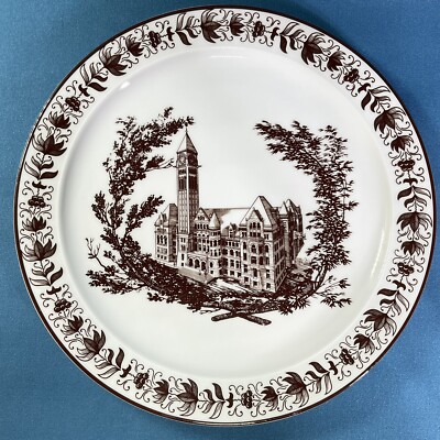 Collectible Plate Old City Hall Toronto Canada Rosenthal International Ina 11''