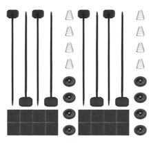 Radiator Fan Mount Kit Ties Straps for Electric Cooling Fan Transmission Cooler
