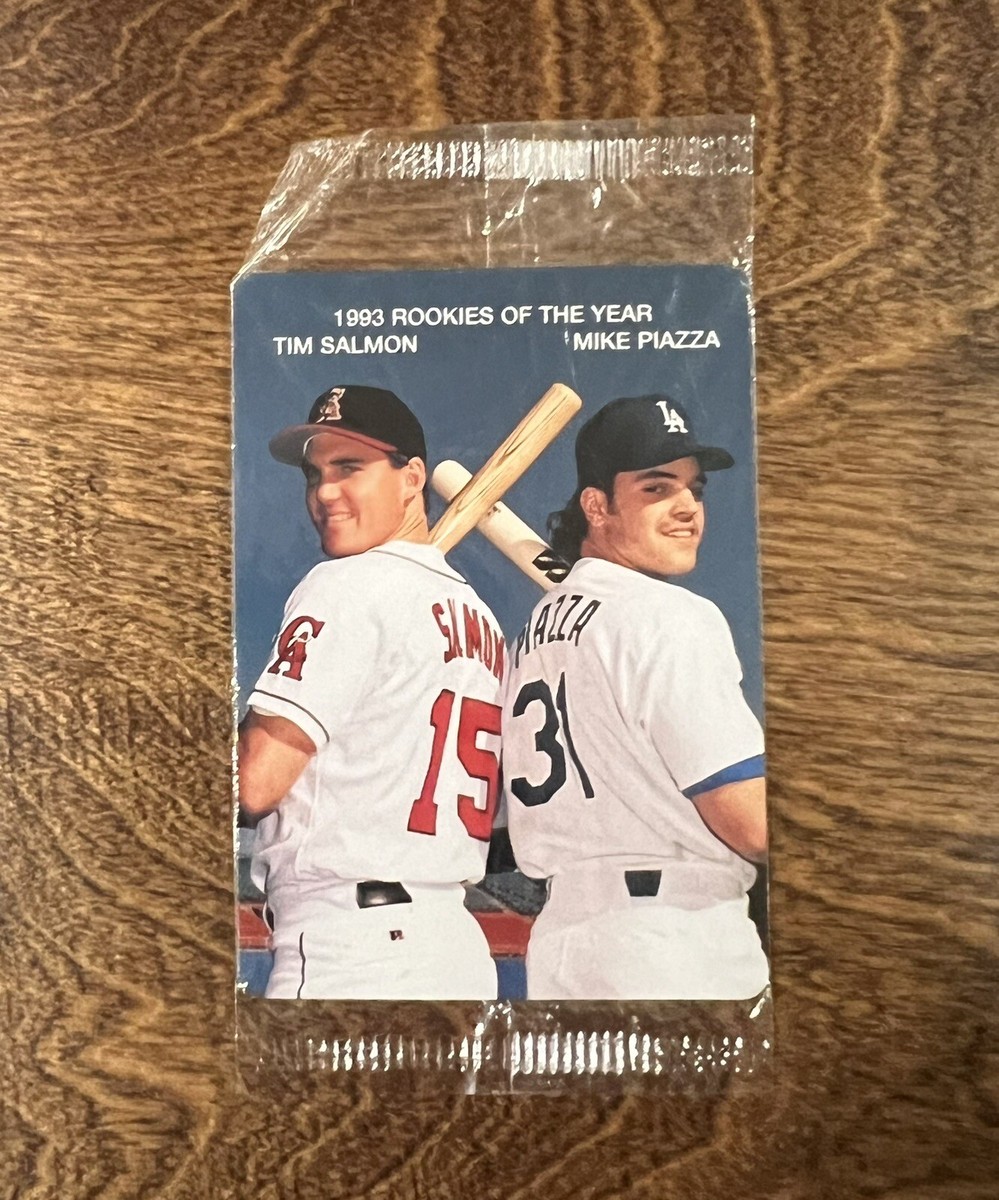 1994 SEALED Mothers Cookies Mike Piazza + Tim Salmon #4 Of 4