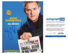Hugh Bonneville "Paddington 2" AUTOGRAPH Signed 'Henry Brown' 8x10 Photo ACOA