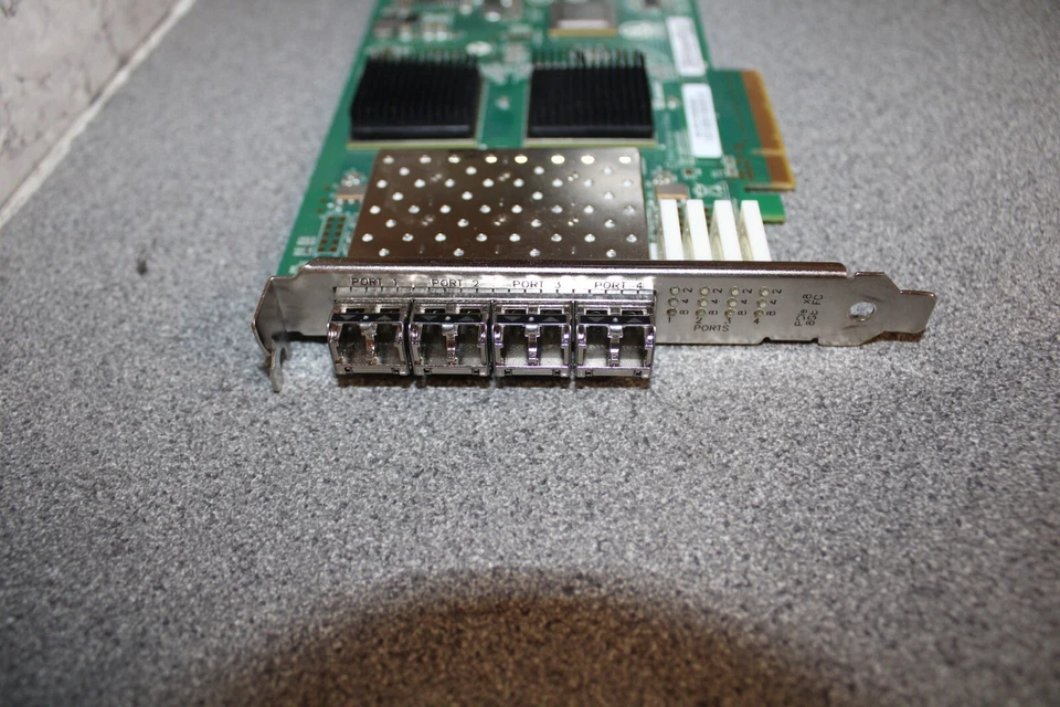 Dell QLogic QLE2564 8GB 4-Port Fibre PCI-E HBA High Profile Bracket [3A] - Image 3 of 3