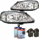 Headlight Set Opel Astra G Year Fab. 98-09 Osram H7/HB3 Incl. Servo Motors