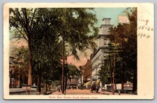 South Main Street South Norwalk Connecticut CT c1901 Undivided Vintage Postcard