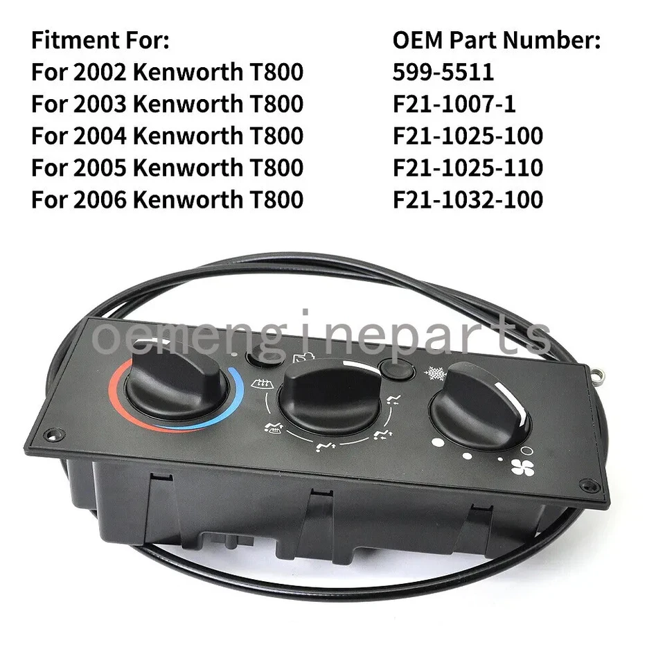 F21-1025 Heavy Duty Climate Control Module Fits For Kenworth C500 F21-1025-100 - Image 4 of 4