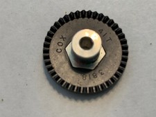 1/24 Cox 3818 41T COXALLOY CROWN SLOT CAR GEAR w. HUB SET SCREW VINTAGE NOS