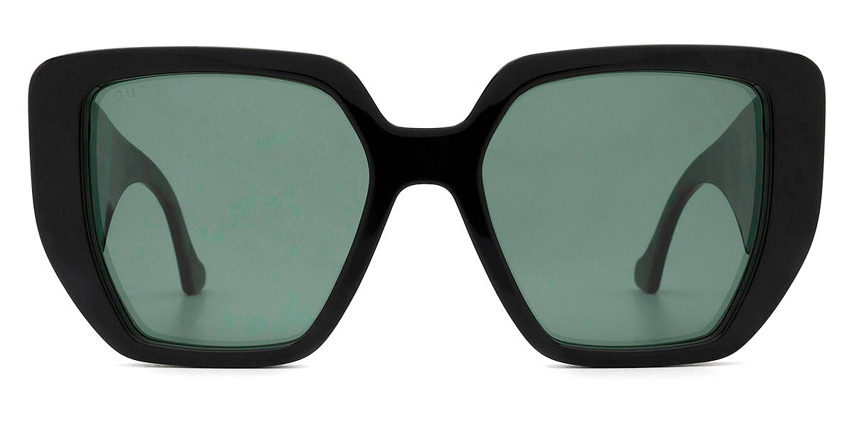 Gucci GG 0956S 0956 001 Black Green Grey Lens Oversized