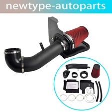 For 99-07 Chevy GMC V8 4.8L/5.3L/6.0L Heat Shield Cold Air Intake Kit 4" Red
