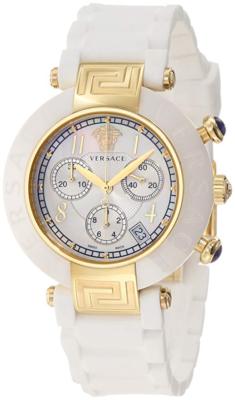 Versace 95CCP1D497 S001 Reve Swiss Made Chronograph Ceramic MOP Dial Date Watch