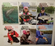 Pennsylvania Angler & Boater Magazine Complete 2017 All 6 Issues 