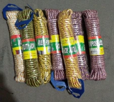 New set of 3 multi purpose utility rope random color
