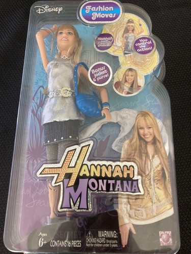 Jakks Pacific Hannah Montana Fashion Moves Doll - New -unopened