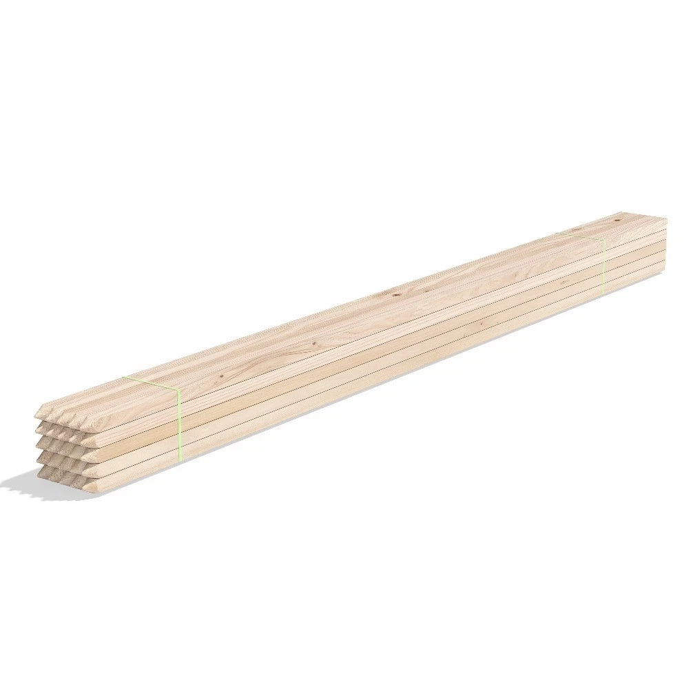 5 Plant Support Wood Garden Stakes 25 Pack - thumbnail 2