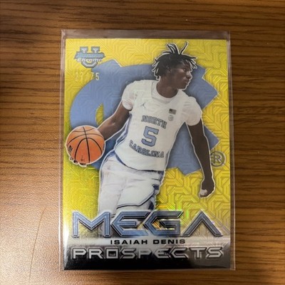 Isaiah Denis 2026 Bowman #MP-24 Mega Prospects Yellow Mojo Refractor #27/75 UNC
