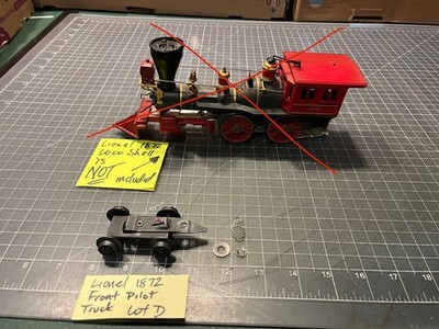 Lionel O Train The General 1872 Locomotive FRONT PILOT TRUCK ASSEMBLY PART LOT D