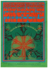 The Doors Avalon Ballroom 1967 Psychedelic Concert Poster Art USA