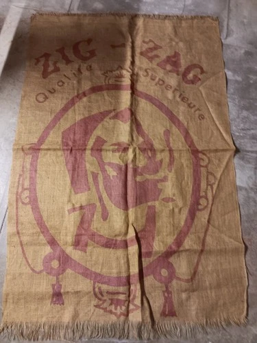 70s HUGE VINTAGE ZIG ZAG CIGARETTE PAPERS ADVERTISING BANNER SIGN TAPESTRY