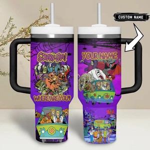 Scooby-Doo ミステリーマシン ステンレスタンブラー 40oz Amazon.com | Silver Buffalo Scooby Doo Mystery Machine Featuring
