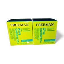 2 Pack Freeman Makeup Remover Cleansing Balm Coconut Oil Vitamin E Hydrating