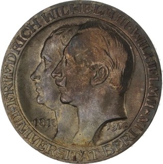 Preussen 3 Mark 1910 Uni Berlin
