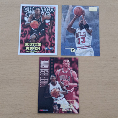 SkyBox Premium & NBA Hoops Scottie Pippen #18 #29 #341 1996-97