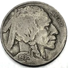 1936-P Buffalo 🦬 Indian Head Nickel 5c ~ VF Very Fine ~ Five Cent US Coin -1430