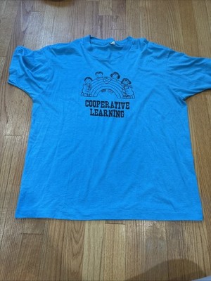 Vintage Single Stitch Cooperative Learning T-shirt Xl