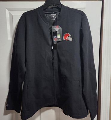 Women's Antigua Black Cleveland Browns Regard Full-Zip Jacket SZ 2XL NWT $95
