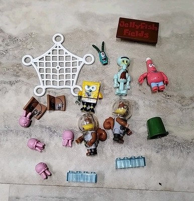 Mega Bloks  Spongebob Series 2  Apocalypse Sandy Lot Jelly Field Squidward Halo