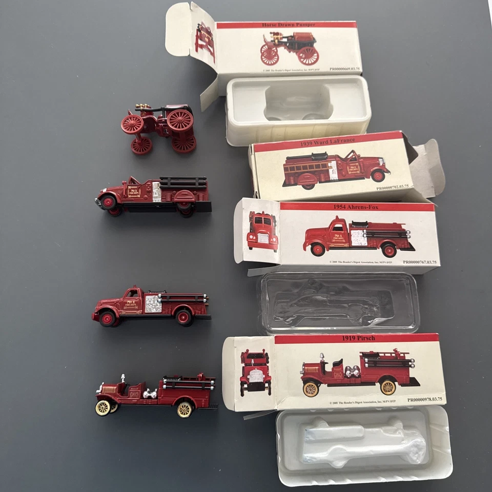 Lot Of 4 -Fire Truck Die Cast In Original Box From Reader’s Digest Association - Image 4 of 4