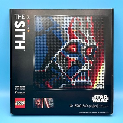 LEGO Art Star Wars The Sith (31200) Mosaic Portraits Darth Vader Maul Kylo Ren