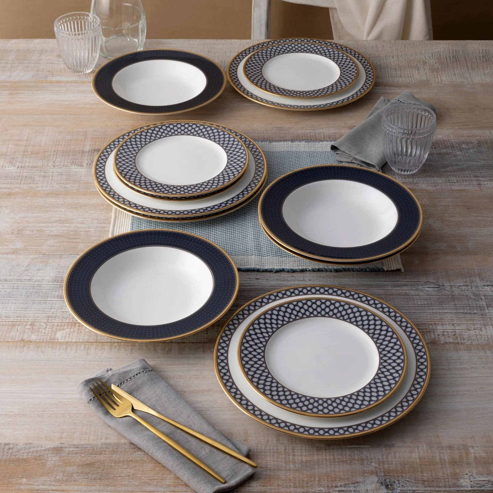 Noritake Blueshire Dinner Plate - Thumbnail 5