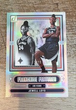 2025 WNBA Panini Donruss Jewell Loyd #9- Franchise Features Holo /99 Vegas Aces
