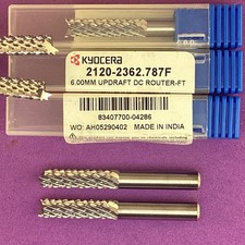KYOCERA 6mm Solid Carbide DC Updraft Router Burr 2120-2362.787F 🎯Machinist