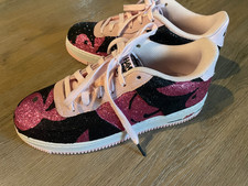 Custom Nike Air Have Anike Day Women's Pink Playboy Bunny Glitter 6Y