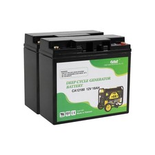 2pk 12V 18AH Champion Generator Replacement Battery for Champion 9000 7000