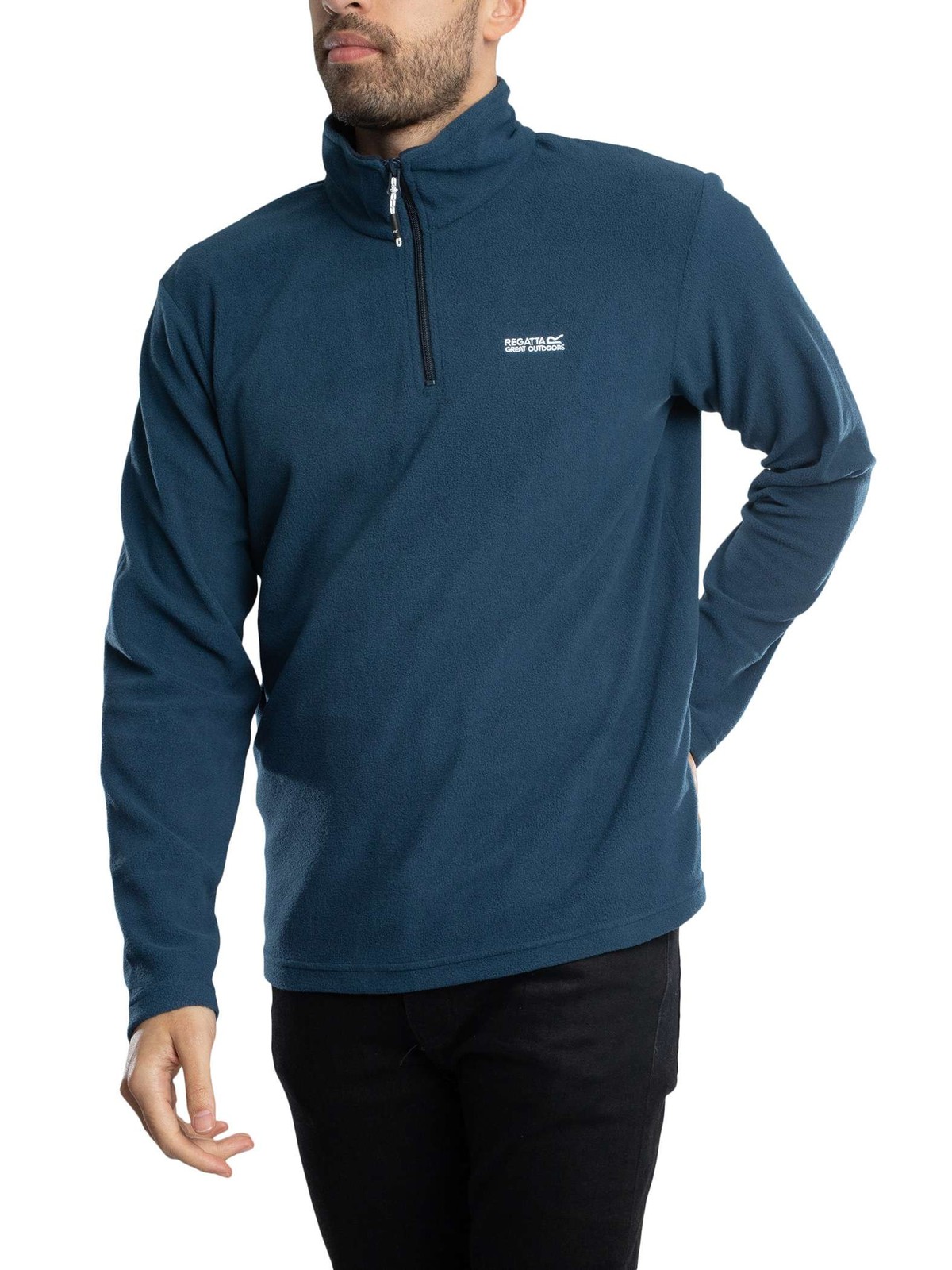 Мужская флисовая толстовка Regatta Thompson на молнии синий 4790₽
