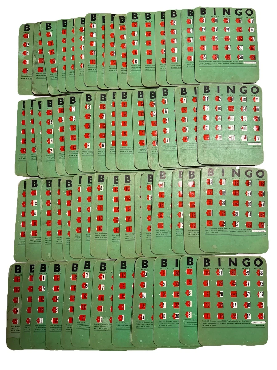 Bingo 12-16 Years Vintage Manufacture Board & Traditional Games