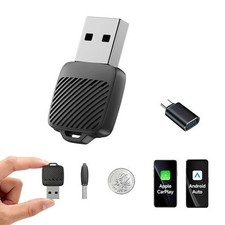 Wireless Car Adapter 2 In 1 USB Dongle Wired To Wireless Smartphone Projection