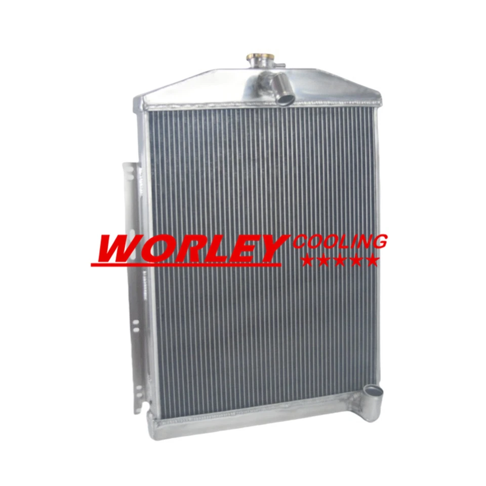 Radiador de aluminio NJ para Oldsmobile serie 68 76 78 98 1942-1948 3,9 L 4,2 L nuevo Foto 2 de 4