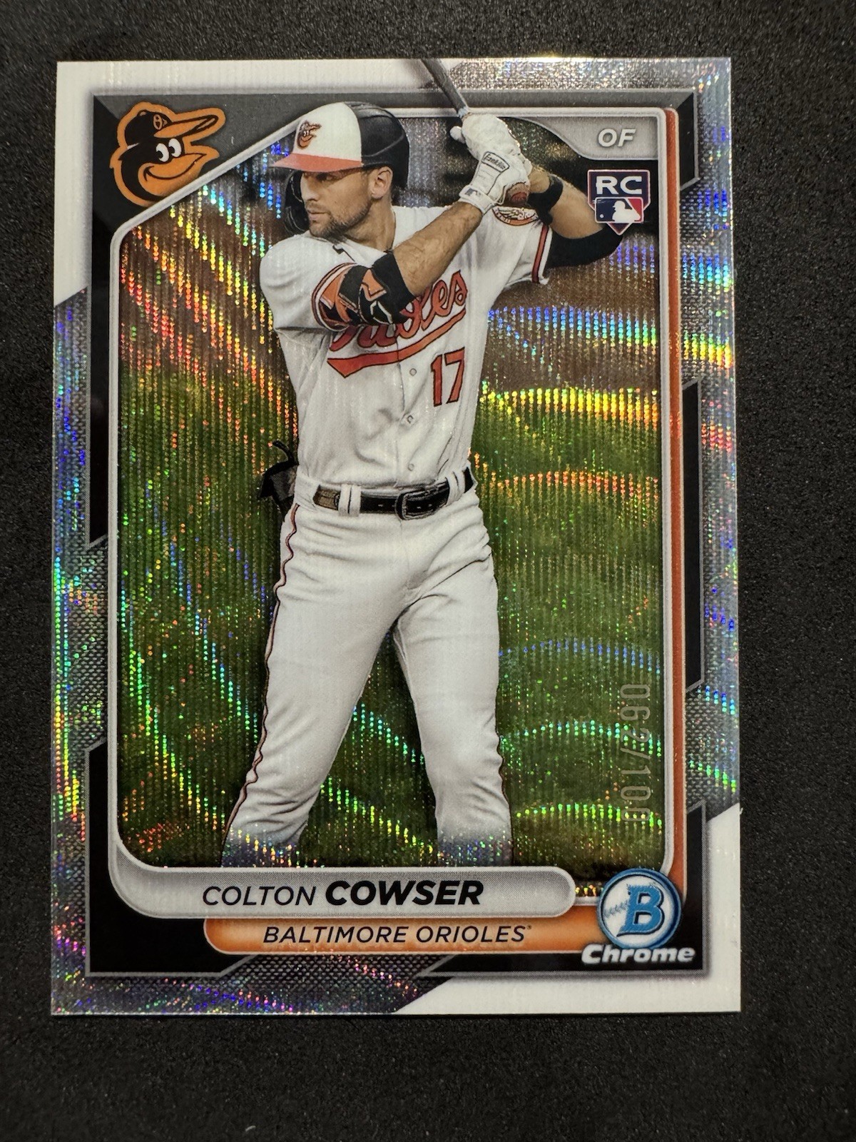 2024 Bowman Chrome - Colton Cowser #33 Wave Refractor /100 (RC)