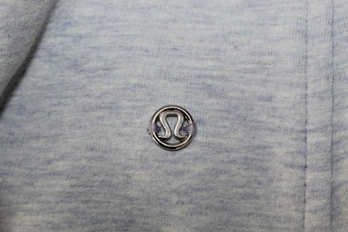 Lululemon Sz 4 Lt Lavender Pullover Standup Pleated Collar Cotton Blend Top - Picture 7 of 18