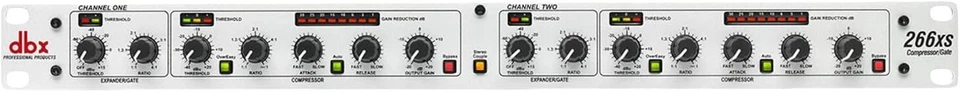 dbx 266XS Dual Channel Compressor / Gate PRO AUDIO JP New - Image 2 of 4