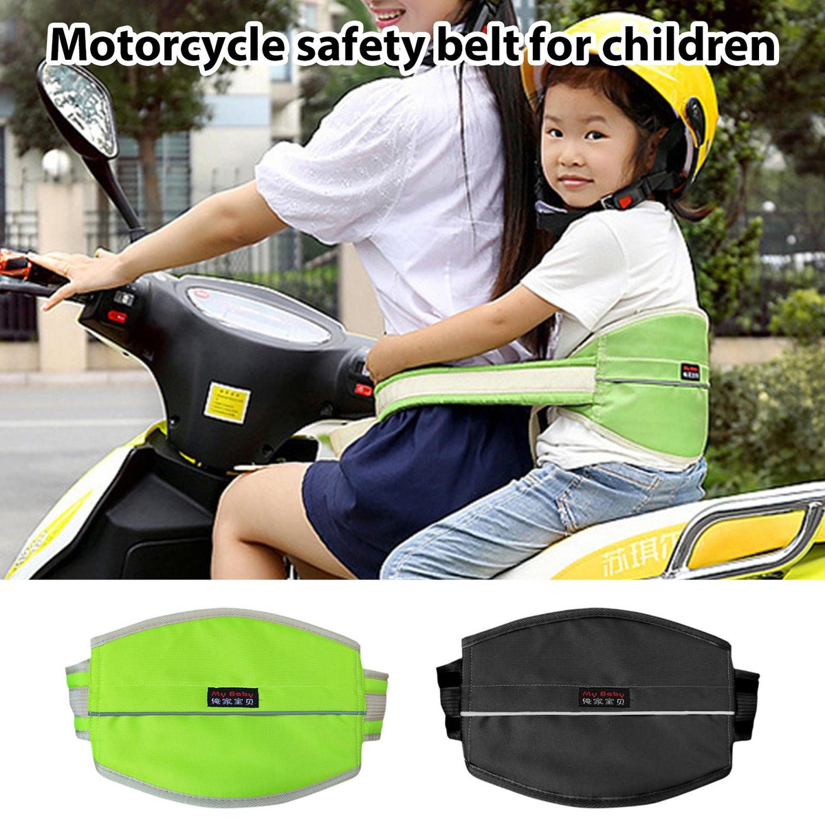 Meesho Child Strap For Motorcycle THE TRENDYS Kids Safety Belt For