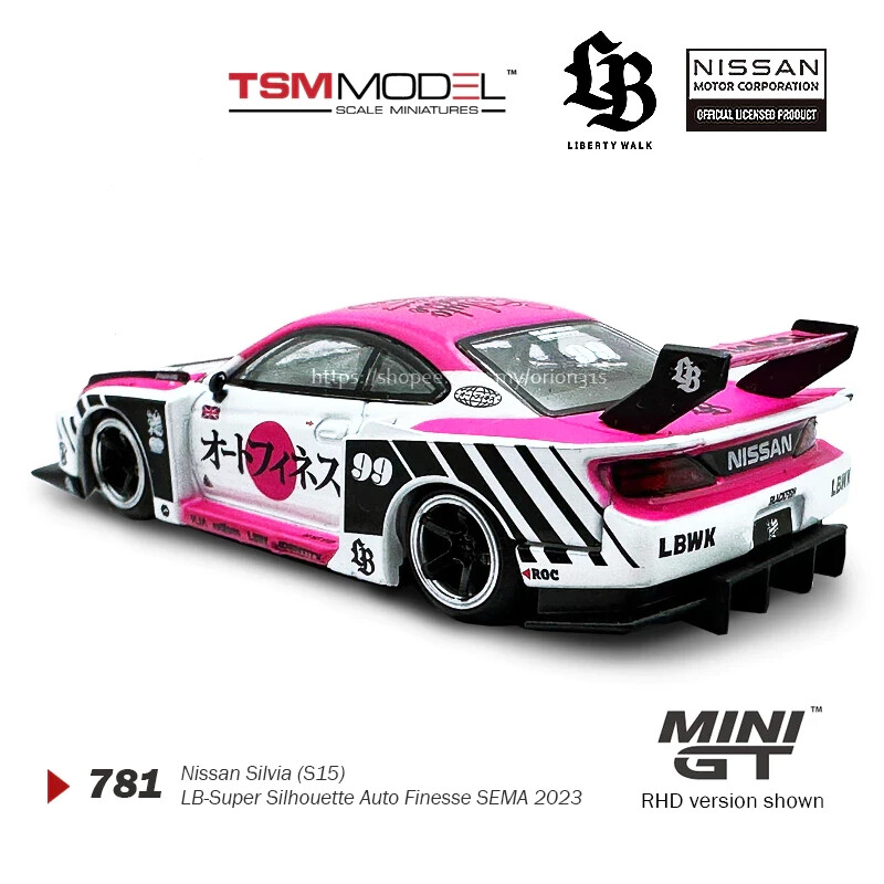 Mini GT 781 Nissan Silvia (S15) LB-Super Silhouette Auto Finesse
