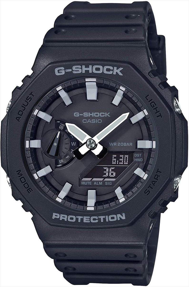 ブラックG-SHOCK GA-2100-1AJF CASIO G-SHOCK GA-2100-1AJF Men's Wristwatch Black Round Face New
