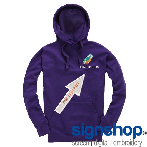 CR01 Personalised Classic Hoodie Custom Embroidered FREE LOGO SETUP - Bild 13 von 30