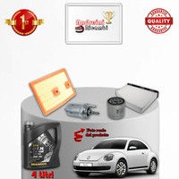 Kit Wartung 4 Filter Und ÖL VW Beetle 1.4 TSI 110KW 150PS Ab 2014