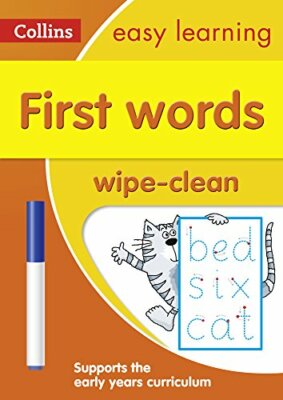 First Words Age 3-5 Wipe Clean Activity Book (C, Learning..
