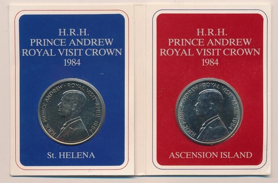 St Helena & 最大54％オフ Ascension Island: 新品?正規品 1984 50p Prince Royal Andrew Visit