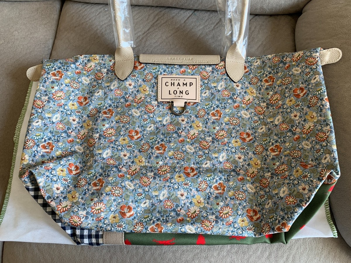 LONGCHAMP X EU PATCHWORK Collection SHOPPING BAG Limited Ed